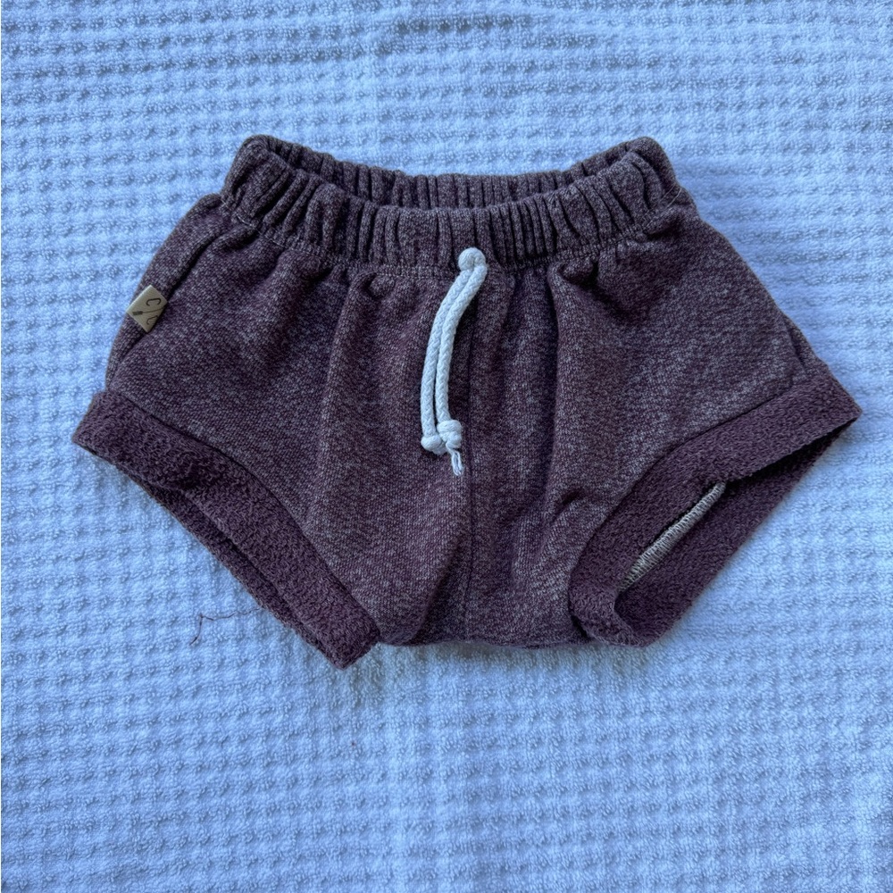 Childhoods Clothing Shorties. Size: 2t. Color: purple heather. Good condition